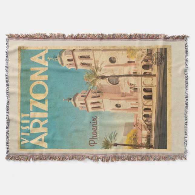 Couverture Vintage Arizona Throw Blanket (Devant)