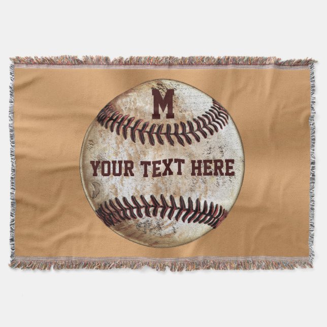 Couverture Vintage Baseball LONG VOS TEXTES, MONOGRAM (Devant)