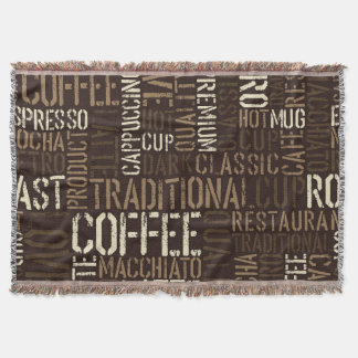 Couverture Vintage café expérience Motif sans couture
