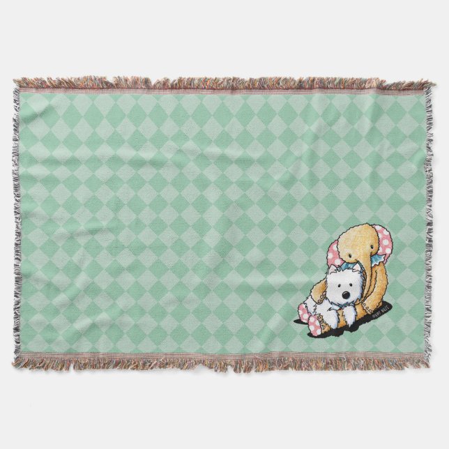 Couverture vintage cirque ami Westie (Devant)