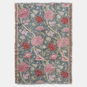 Couverture Vintage motif floral, William Morris