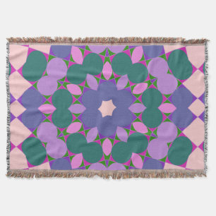 Couverture Vintage multicolor pattern