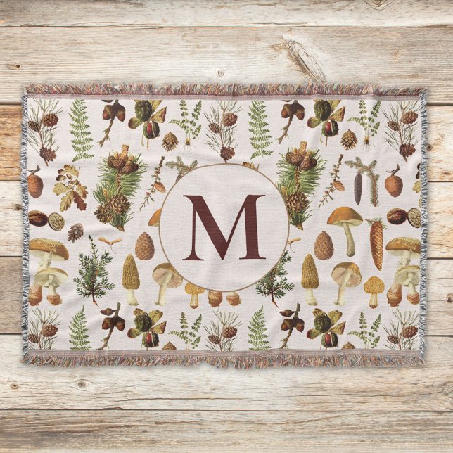 Couverture Vintage Pine Forest Trésors Motif (Close up on wood)