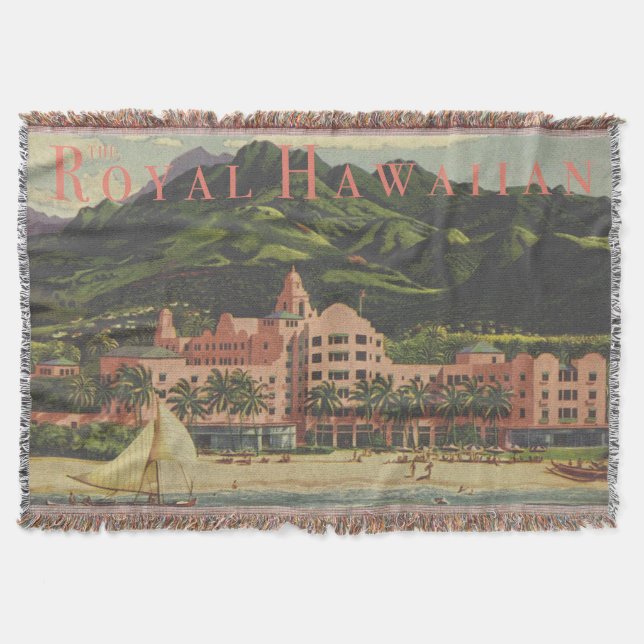 Couverture Vintage Royal Hawaiian Throw (Devant)