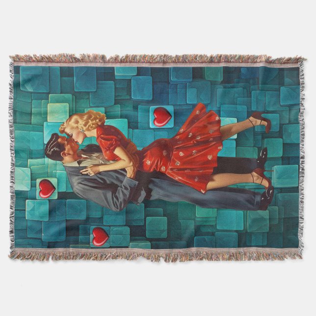 COUVERTURE VINTAGE VALENTINE PASSION (Devant)