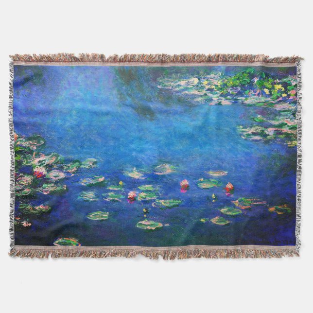 Couverture Vintage Water Lilies by Claude Monet (Devant)