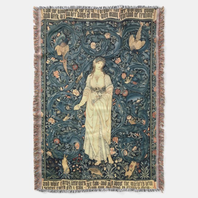 Couverture Vintage William Morris 1885 Flora (devant Vertical)