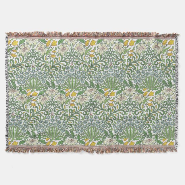 Couverture Vintage William Morris Fleurs Jardin Papier peint (Devant)