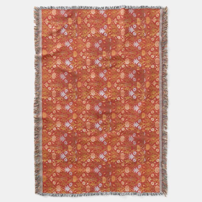 Couverture Vintage William Morris Rose et Lily (devant Vertical)