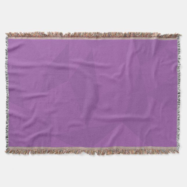 Couverture Violet, géométrique, cool, tendance, art simple mo (Devant)