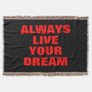 Couverture Vivez toujours votre rêve Motivation