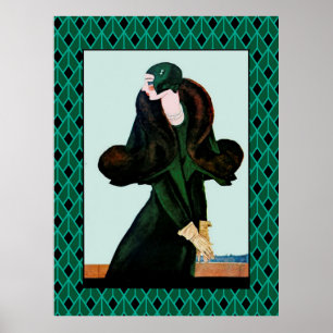 Couverture Vogue Art Déco Vintage