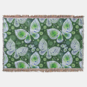 Couverture Voler vers l'extérieur Papillon Paisley Imprimer v