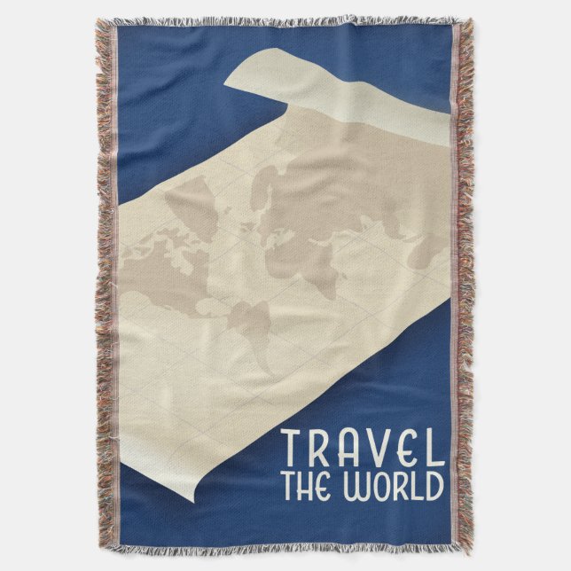 Couverture Voyagez dans le monde affiche de voyage de style v (devant Vertical)