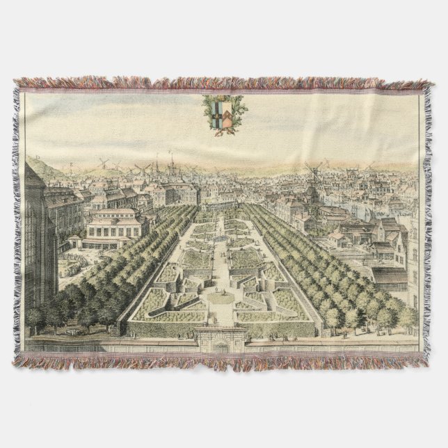 Couverture Vue aérienne du jardin formel par Eric Dahlbergh (Devant)