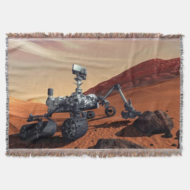 Couverture Vue d'artiste du rover de la NASA Mars Curiosity (Devant)