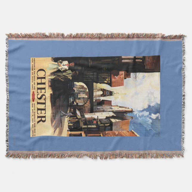 Couverture Vue de rue avec le rail d'horloge de couples et de (Devant)