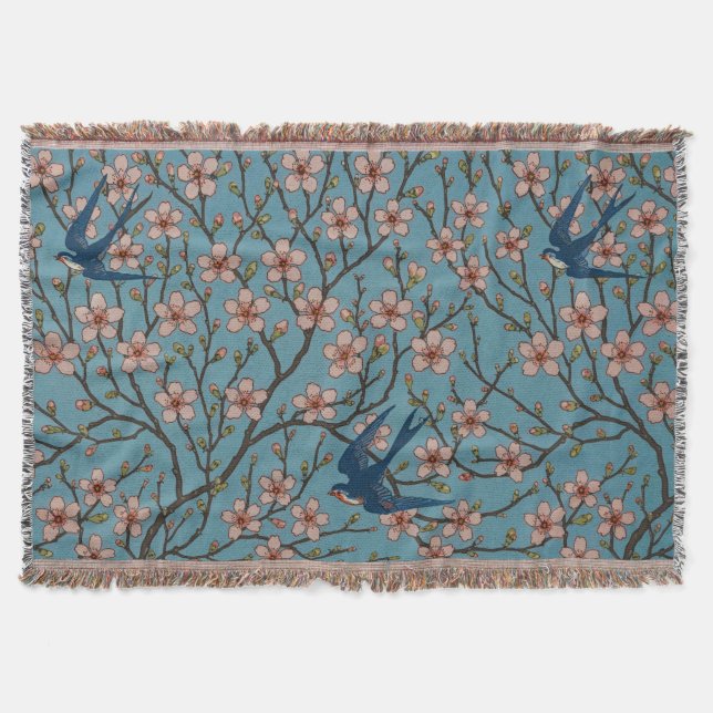Couverture Walter Crane Almond Blossom & Swallow (Devant)