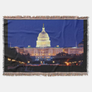 Couverture Washington DC Capitol américain à Dusk