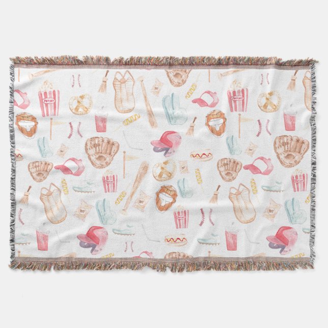 Couverture Watercolor Baseball (Devant)