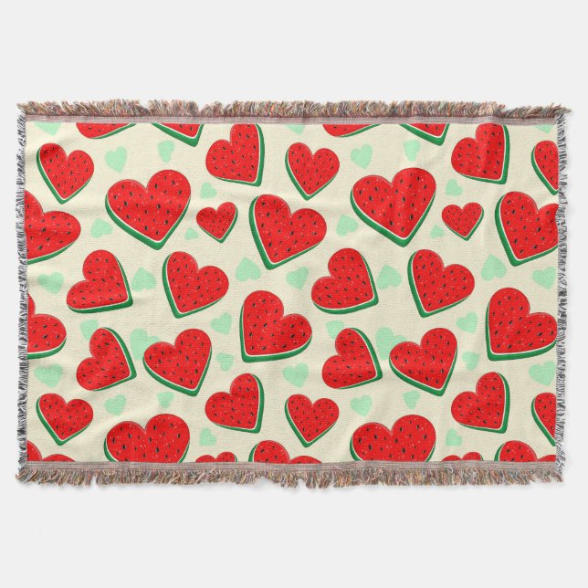 Couverture Watermelon Heart Valentine's Day Free Palestine (Devant)