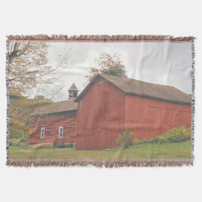 Couverture Western Mass Big Red Barn in Autumn (Devant)