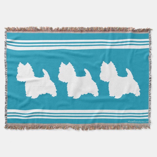 Couverture Westies turquoise (Devant)