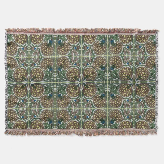 Couverture William De Morgan Textiles Victoriens (Devant)