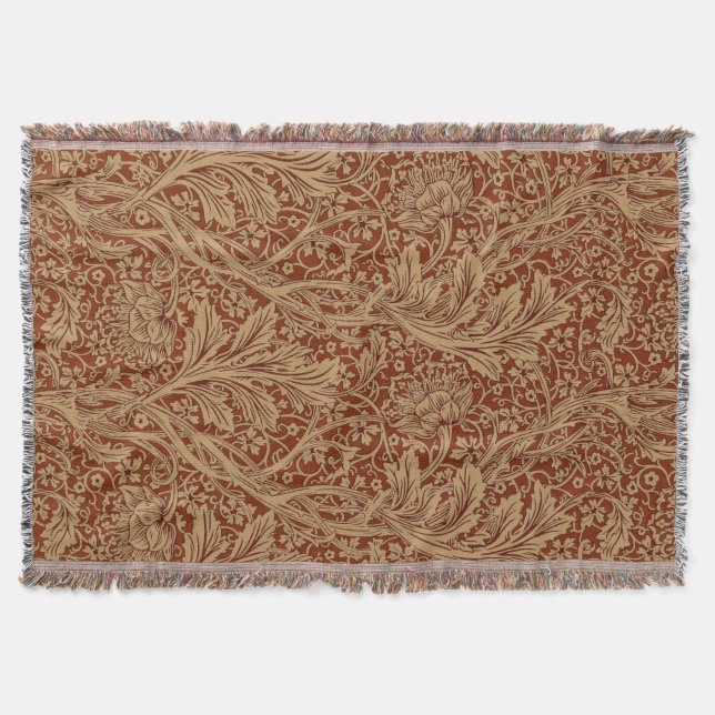 Couverture William Morris Arcadia Floral Garden Fleur Classiq (Devant)