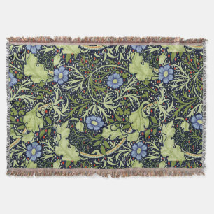 Couverture William Morris Fleur d'antiquité aux algues marine