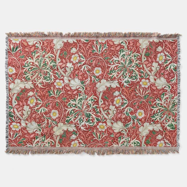 Couverture William Morris Fleur d'antiquité aux algues Vert r (Devant)
