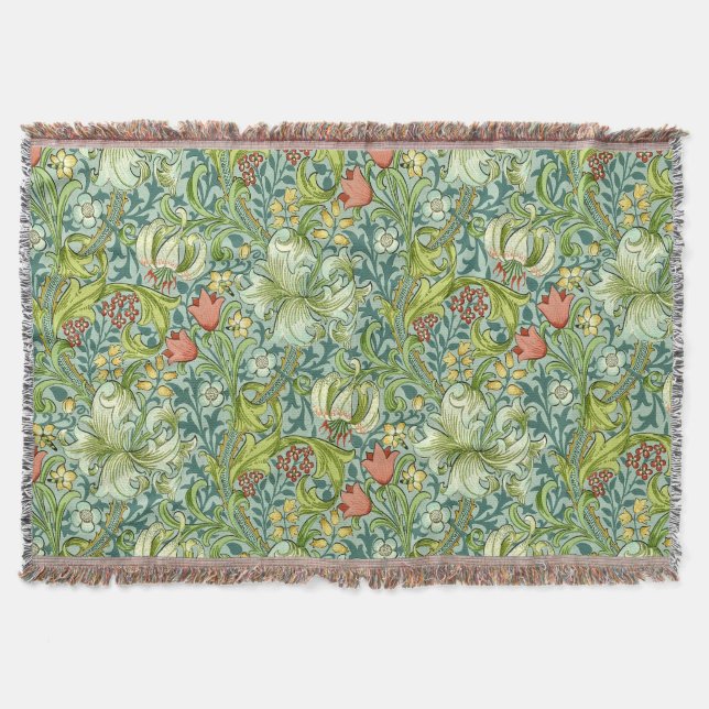Couverture William Morris Golden Lily Motif Vintage (Devant)