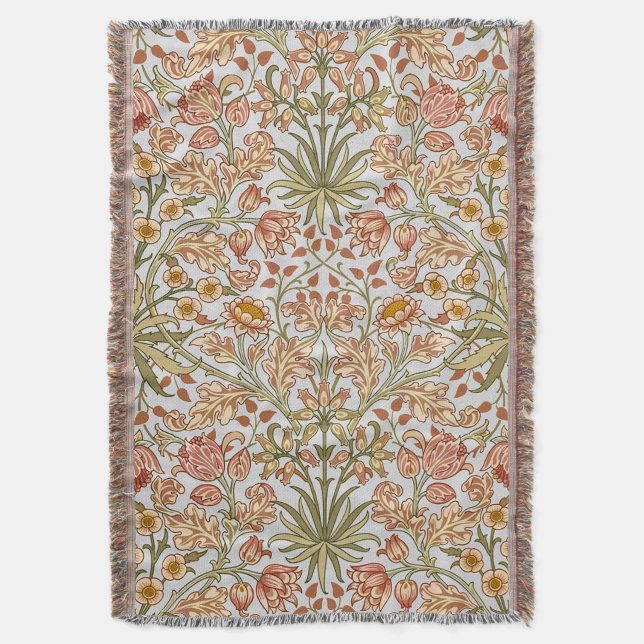 Couverture William Morris Hyacinth Art botanique floral (devant Vertical)