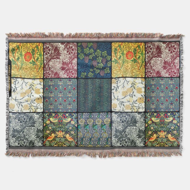 Couverture William * Morris II Art nouveau couvre-lit patchwo (Devant)