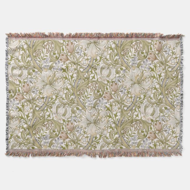 Couverture William Morris Jardin Fleur de Lys Classique (Devant)