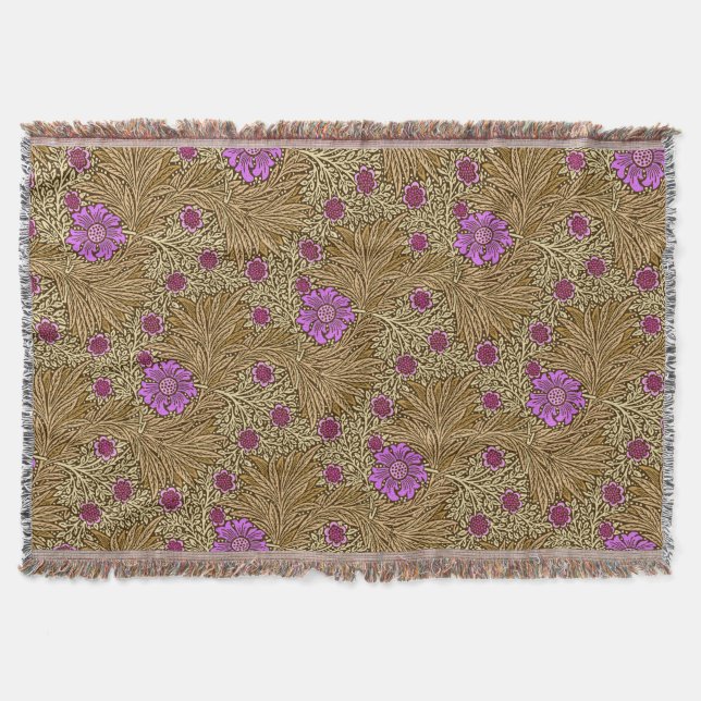 Couverture William Morris Marigold, Brown, beige et violet (Devant)