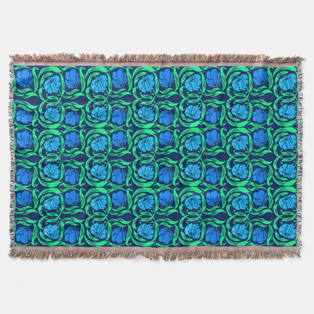 Couverture William Morris Pimpernel, Cobalt Blue et Green (Devant)