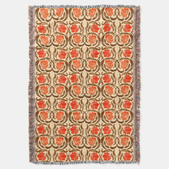 Couverture William Morris Pimpernel, Mandarin Orange & Brown (devant Vertical)
