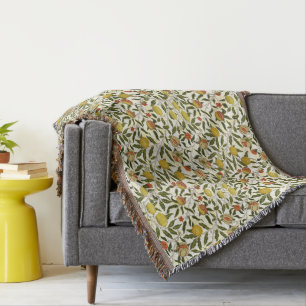 Couverture William Morris Pomegranate Lemons Motif Vintage