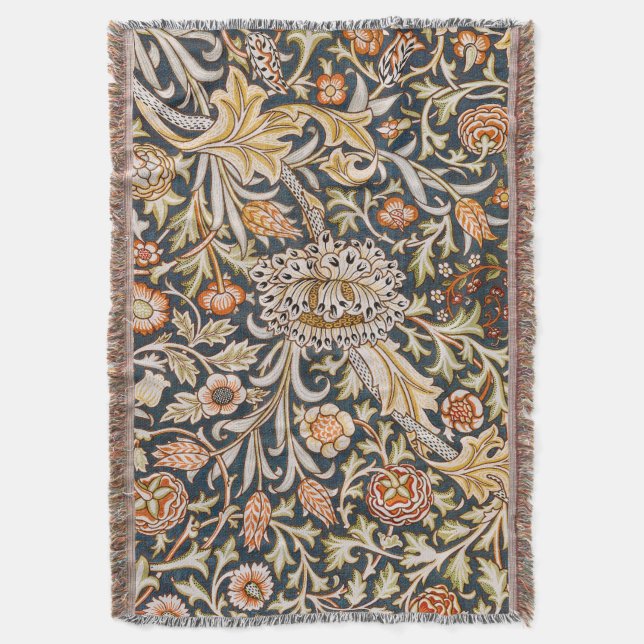 Couverture William Morris Trent Garden Flower Motif classique (devant Vertical)