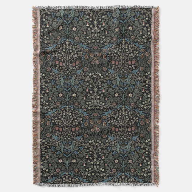 Couverture William Morris Vintage Blackthorn Motif (devant Vertical)