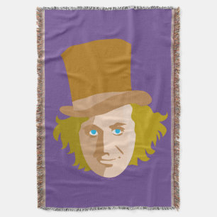Couverture Willy Wonka Stenciled Face Graphic
