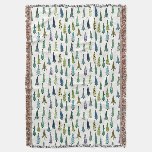 Couverture Winterholiday Evergreen Trees (devant Vertical)