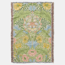 Wm Morris Myrtle Floral Art Nouveau Pastel