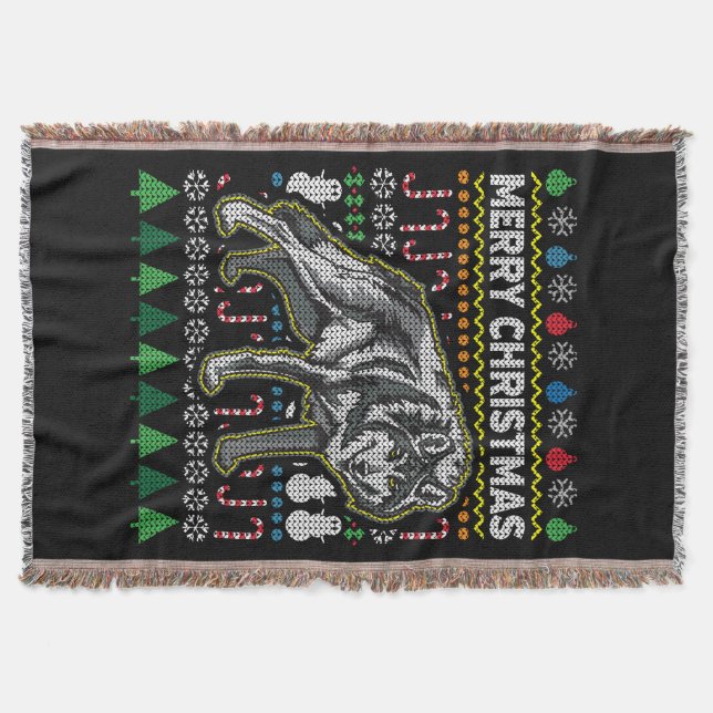 Couverture Wolf Ugly Christmas Sweat Wildlife Series (Devant)