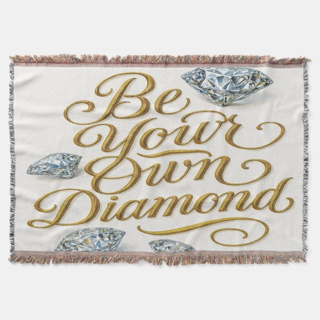 Couverture Women's Motivational Quote Blanket (Devant)