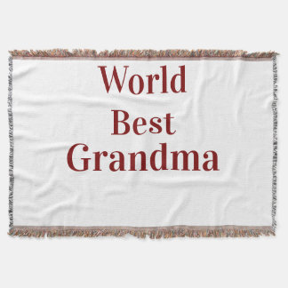 Couverture World best Grandma grandmother grandparents pink n