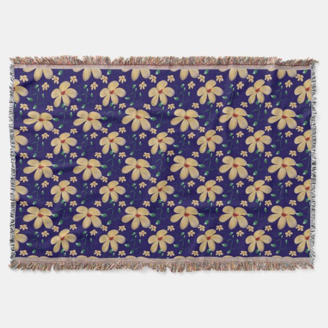 Couverture Yellow floral pattern  (Devant)