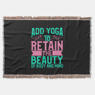 Couverture Yoga Lover Ajouter Le Yoga Pour Conserver La Bea