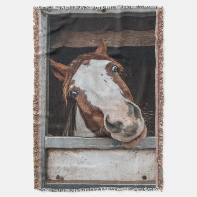 Couverture Your Horse Photo Pony Custom Equestrian Gift (devant Vertical)